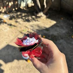 mini bouquet keychain 