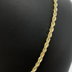 Gold Chain Rope 10K New