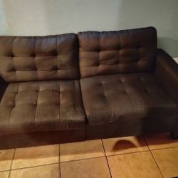Black Sofa and Love Seat
