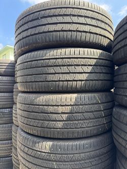 255/55r19 continental tires en excelentes condiciones de vida las 4