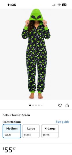Adult alien onesie