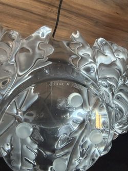 Lalique Crystal Bowl