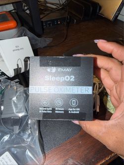 SleepO2 Wrist Recording Pulse Oximeter by EMAY | Continuous Pulse Oximeter to Record Blood Oxygen Saturation and Pulse Rate Overnight | Export Sleep R