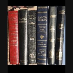 (18) Santa Biblias, Hardback, $10 - $15 Each