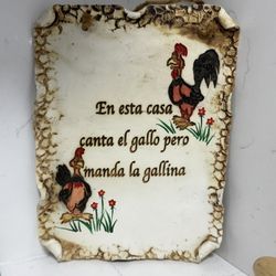 Hand Painted Sign From Puerto Rico 