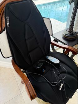 Super Nice Back Vibrating Massage Pad for chair, bed with numerous settings on Remote Control. Must see
