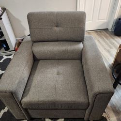 Brown Gentle Used Sofa/Chair Set
