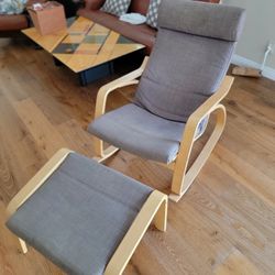 IKEA Rocking Chair and Ottoman