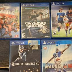 PS4 game lot