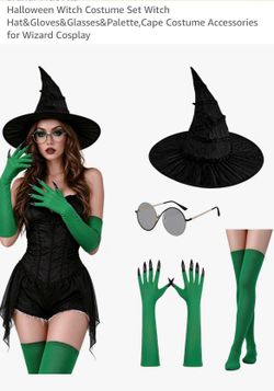 Brand New Halloween Witch Costume Set