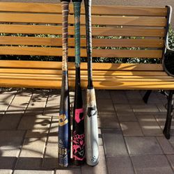 USED Demarini Bbcor Bats 