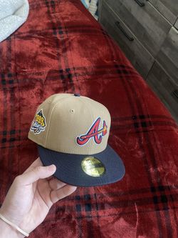 7 3/8 two tone braves hat