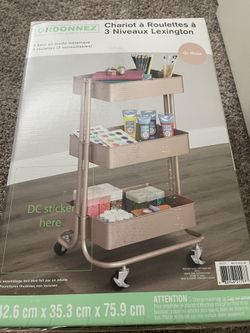 3 Tier Rolling Cart