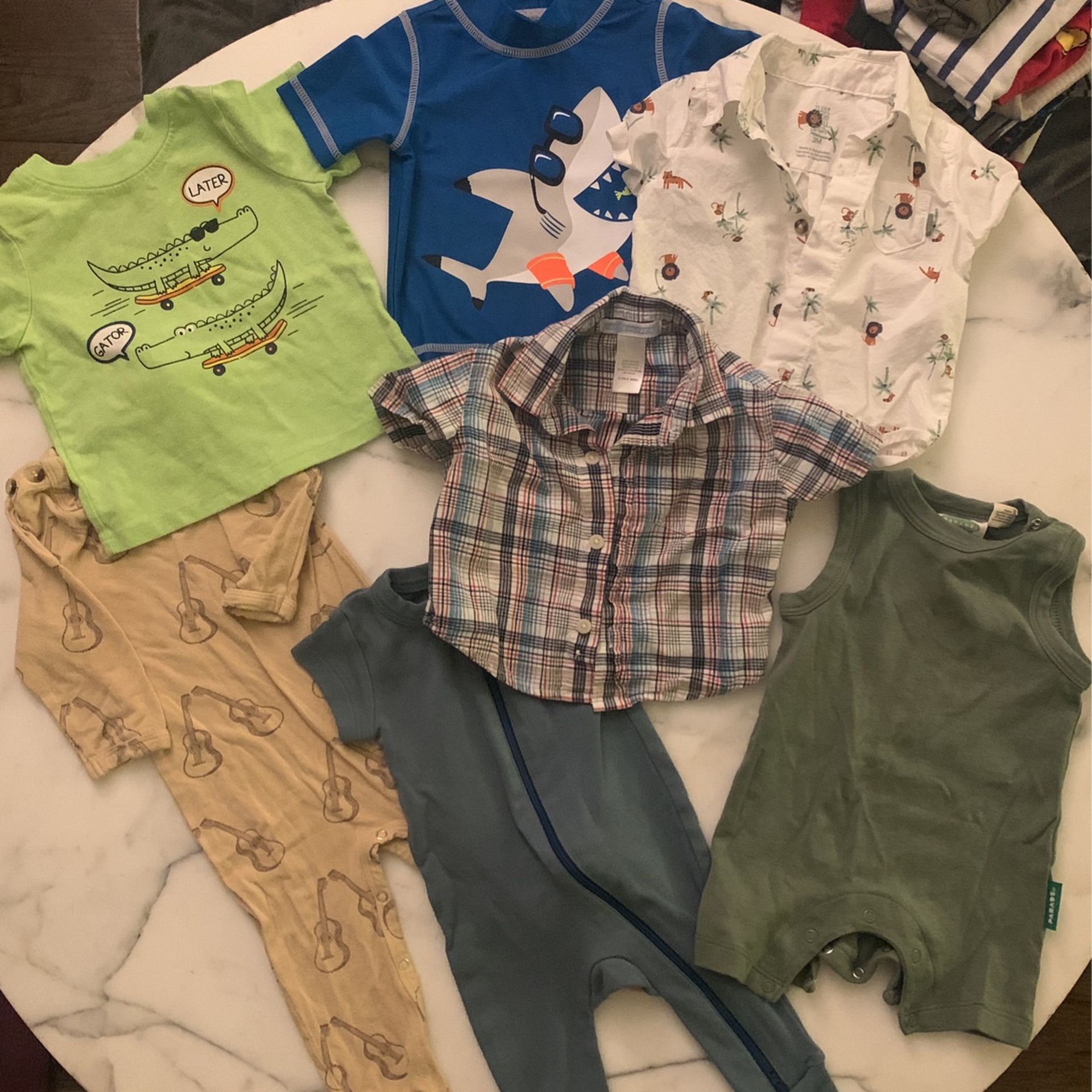 Newborn To 6 Month Clothes Washed In Dreft