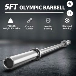 Brand New 5ft 25lb Olympic Bar--