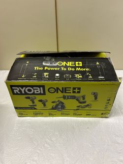 Ryobi ONE+ 18V 6-Tool Combo Kit with Bag, used