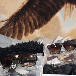 Versace And , Louis Vuitton, Sunglasses