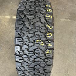 17” tire single bfgoodrich LT 285/70/17 with free installation $125