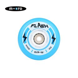 Micro delta flash blue inline skate wheels