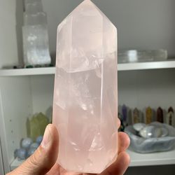 Rose Quartz Tower Healing Crystal 