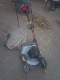 Lawn mower and weed eater