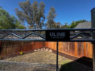 Uline Black Wire Shelving Rack
