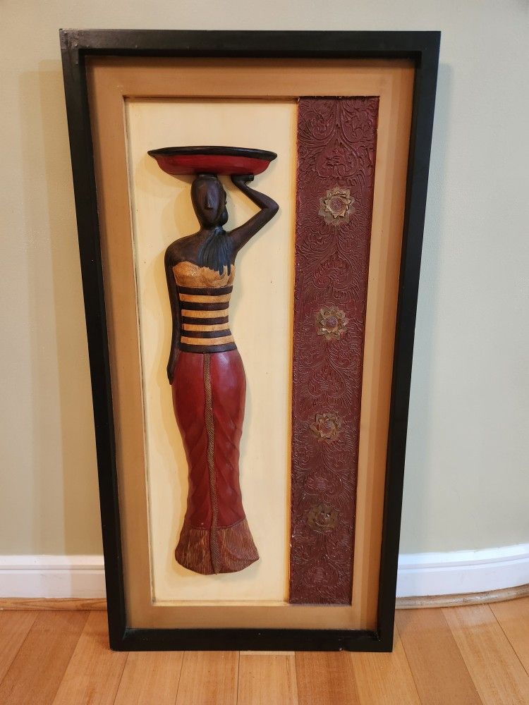 Black Art - Wooden Wall Sculpture