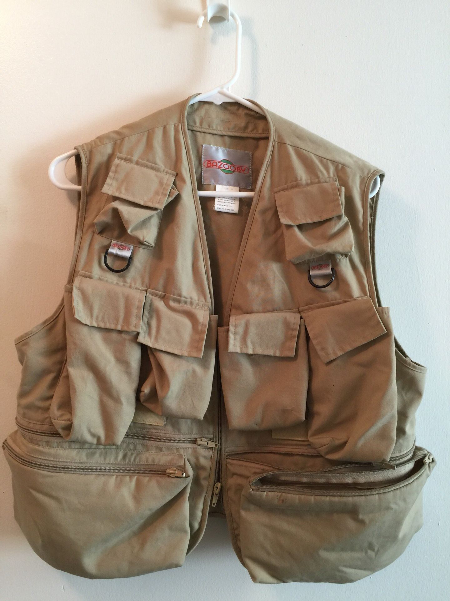 Bazooby Photography Birding Fishing Travel Vest Size MED