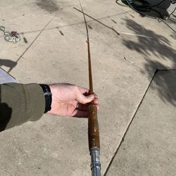 Vintage Flyfishing Rod (bamboo) And Additional Rod Tips