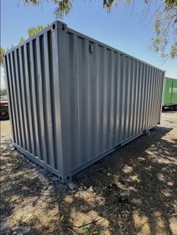 20 FOOT USED PAINTED COLOR GRAY STD 8'6 TALL $2350 PLUS FEE
