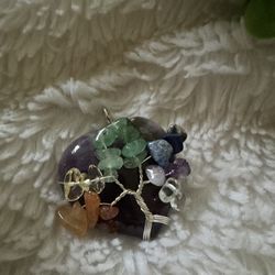 New Amethyst Tree of Life Pendant with genuine stones 