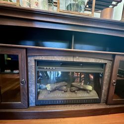 Electric Fireplace w/remote 