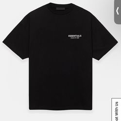 Fear Of God Essentials - Crewneck Tee - Medium - Jet Black 