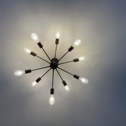 Modern 10 Spiky Chandler LED 