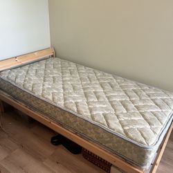 Twin Bed Frame And Mattress 