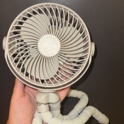 Small Fan, Strong Air, Bought And Never Used, Adjustable Legs