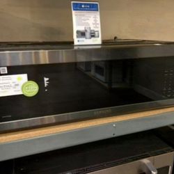 Samsung Low Profile OTR Microwave Black Stainless