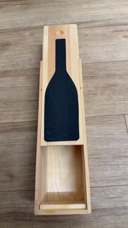 Pine Wood Box 1 Bottle