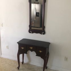 Mirror And Night Stand