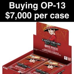Buying OP 13 Booster Box Cases