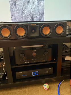 Marantz Dolby atmos with klipsch speaker system