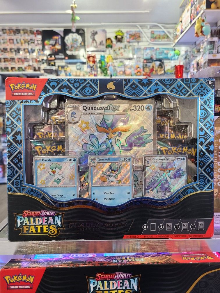 Paldean Fates Quaquaval ex Premium Collection Box (Pokemon)

