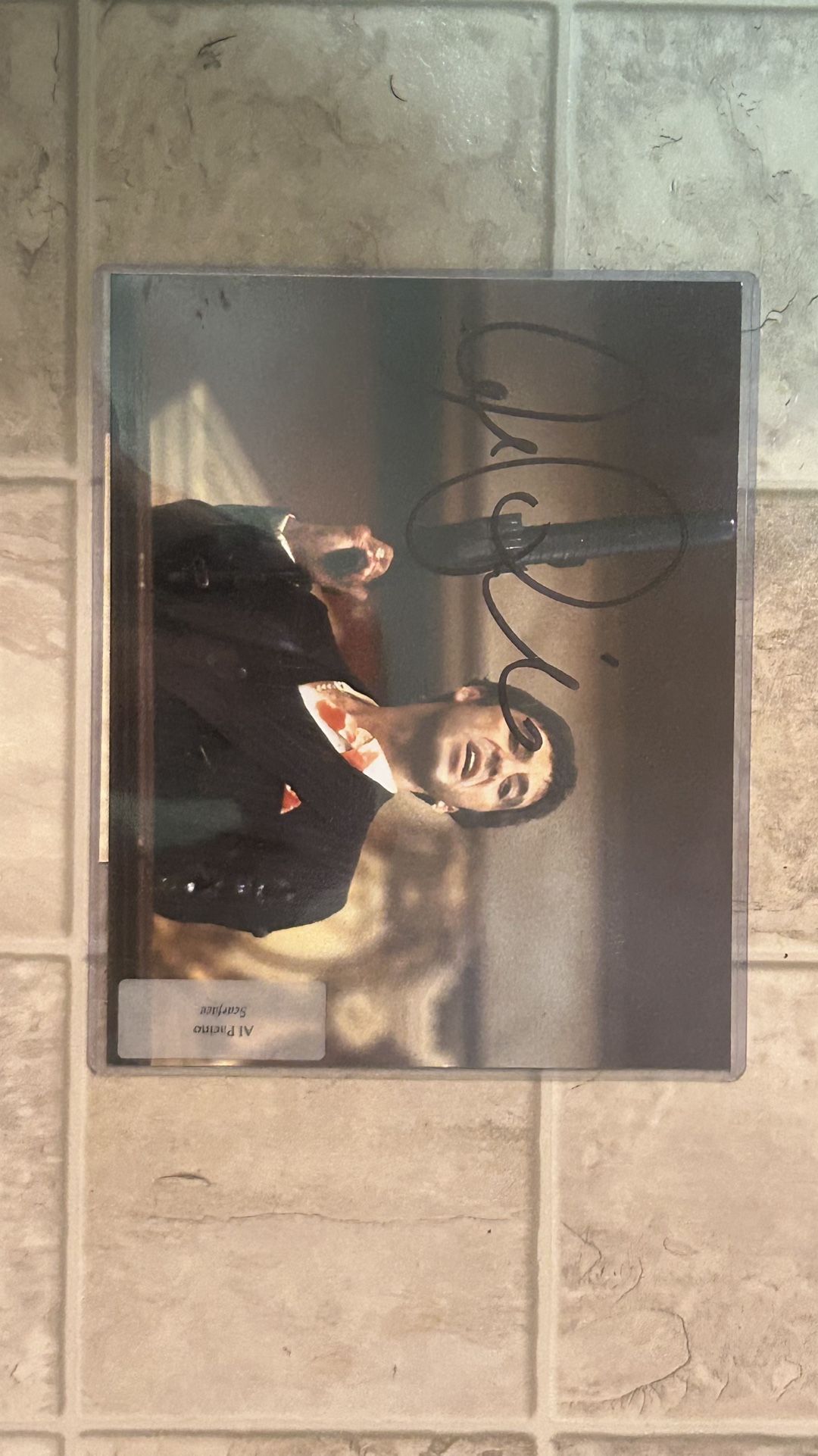 Al Pacino Signed Autographed "Scarface" Glossy 8x10 Photo - Lifetime COA