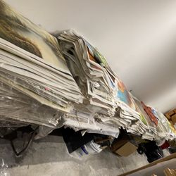 Bundle Of  Hundreds Of Paintings On Flat Canvas 