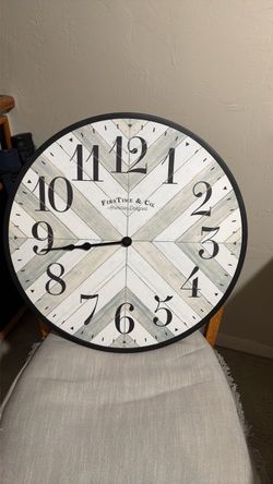 FirsTime & Co. Farmhouse Wall Clock