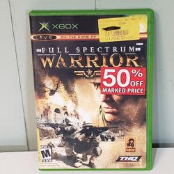 Xbox Full Spectrum Warrior