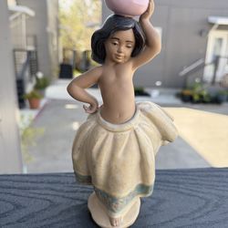 LLARDO  “Little Peasant Girl” Figurine Made in Spain-1996