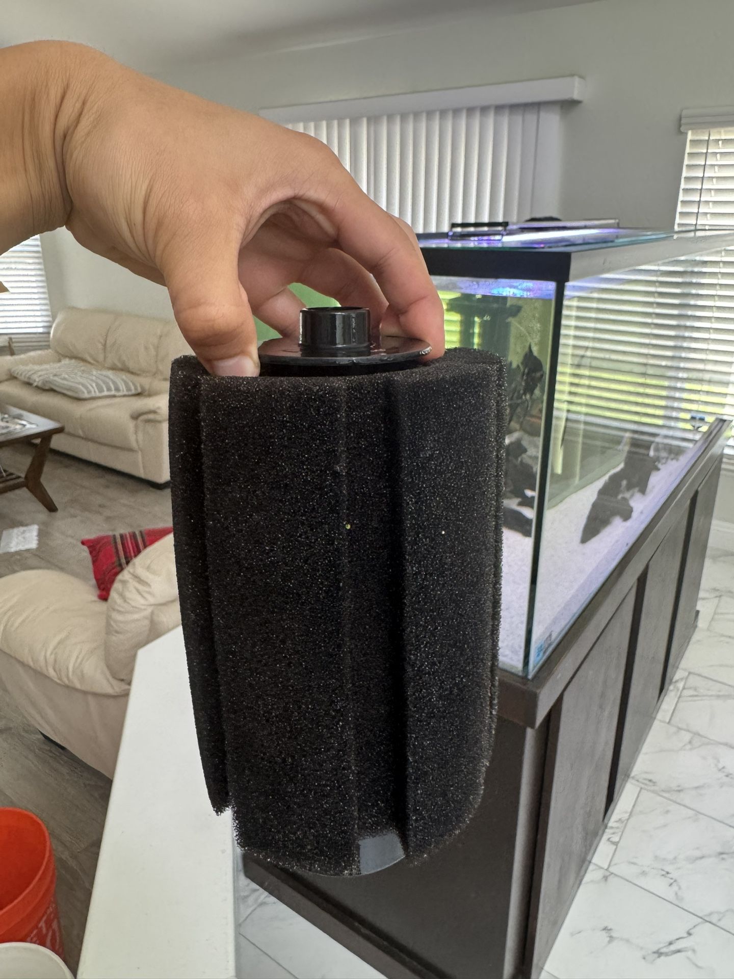 Fish tank aquarium sponge filter