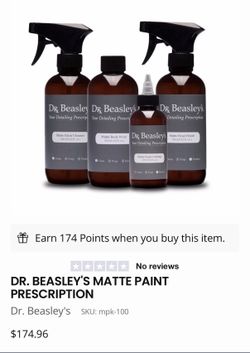 DR. BEASLEY'S MATTE PAINT PRESCRIPTION