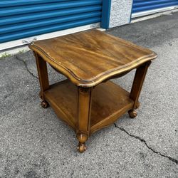 Vintage end table bed side table mid century